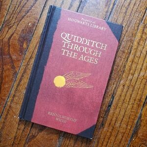 Harry Potter Hogwarts Library Quidditch Through The Ages, JK Rowling, Hardcover